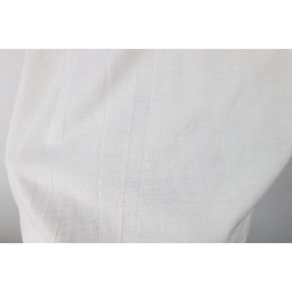 Vintage 70s Womens Large Sheer Snow Country Snowflake Skiing T-Shirt White USA - Picture 7 of 14